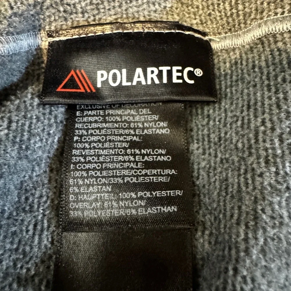The North Face NINJA Hoodie Men's XL Gray‎ Color Block Polartec Pullover Active